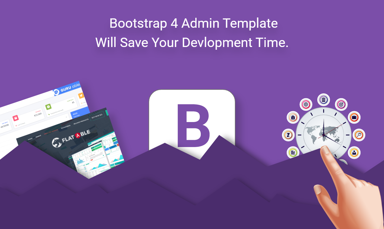 Web 1920 – 1 Bootstrap 4 admin templates