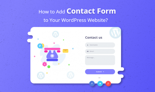 How to add Contact Form to your Wordpress website