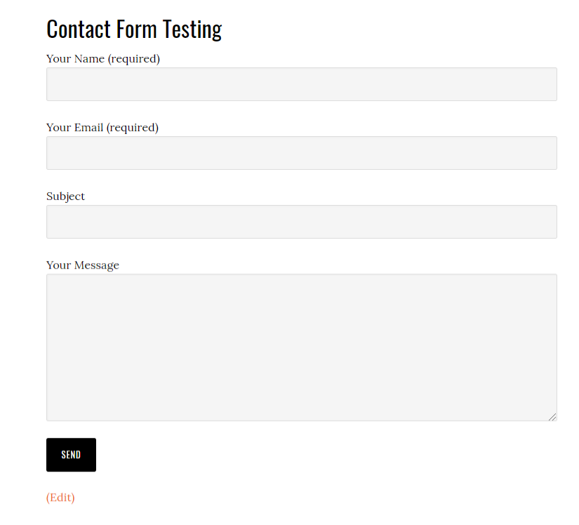 How to Add Contact Form