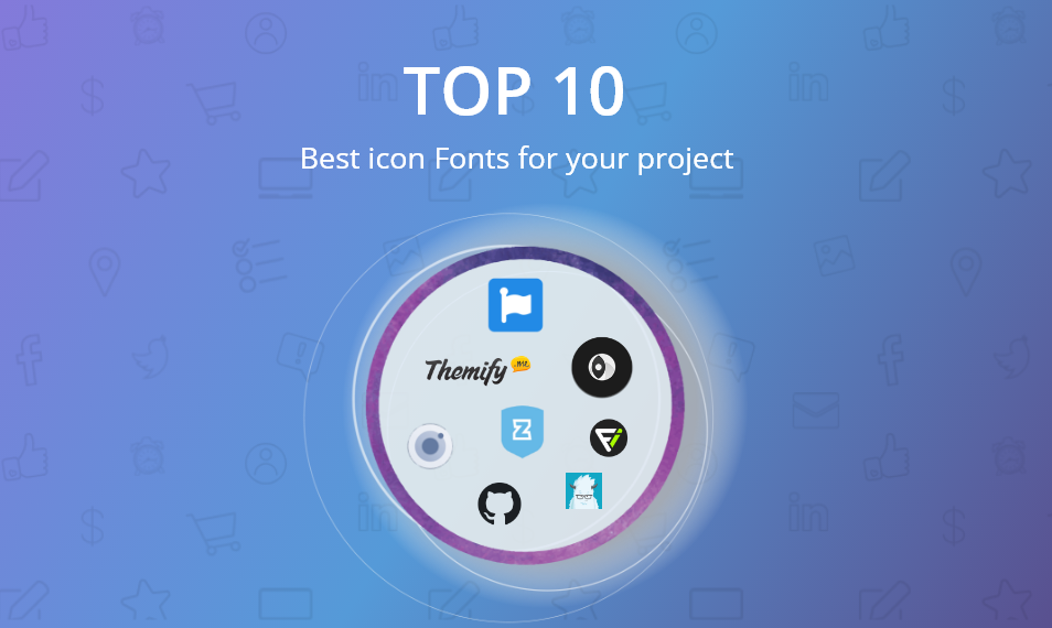 Best Top 10 Icon Fonts for your Projects