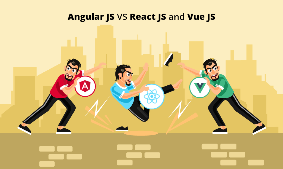 React and Angular Vue