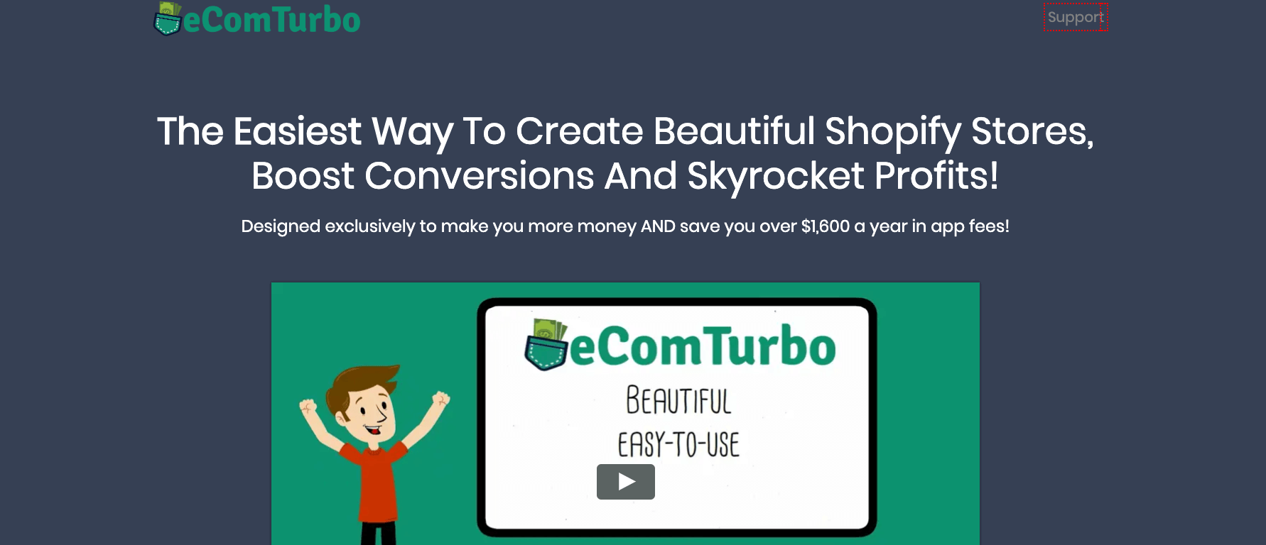 eCom Turbo Best Shopify Themes for Dropshipping