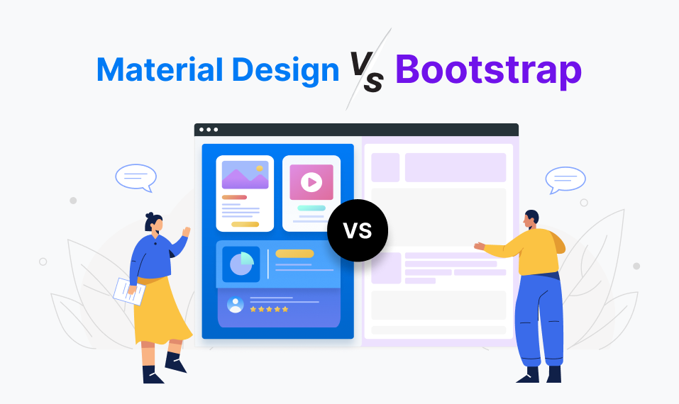 material design vs bootstrap