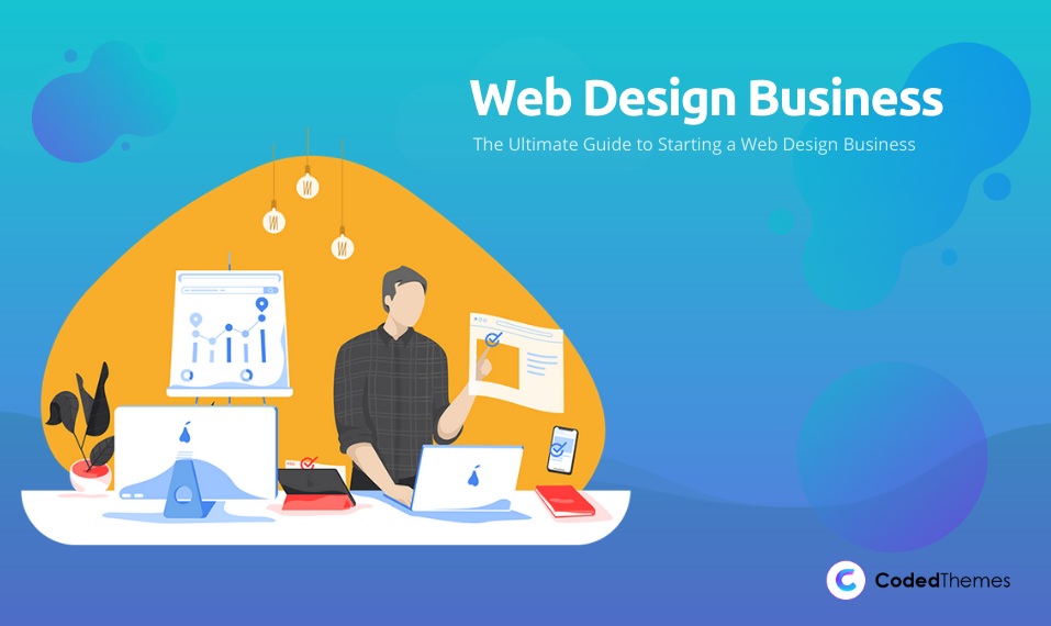 how to start web design business