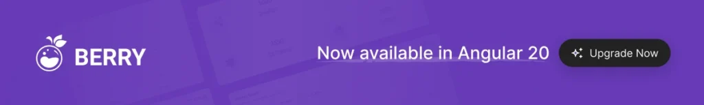 Berry angular 20 admin dashboard template 