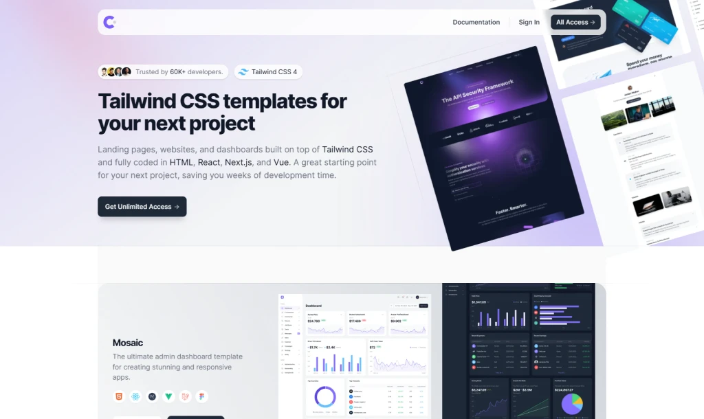 Open React Template - Github