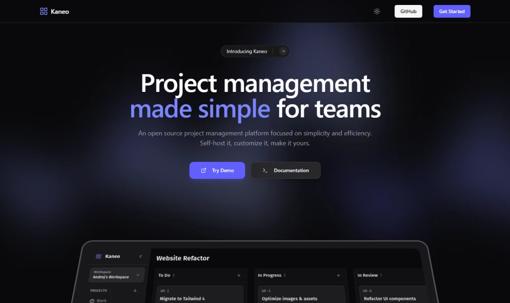Kaneo - Github