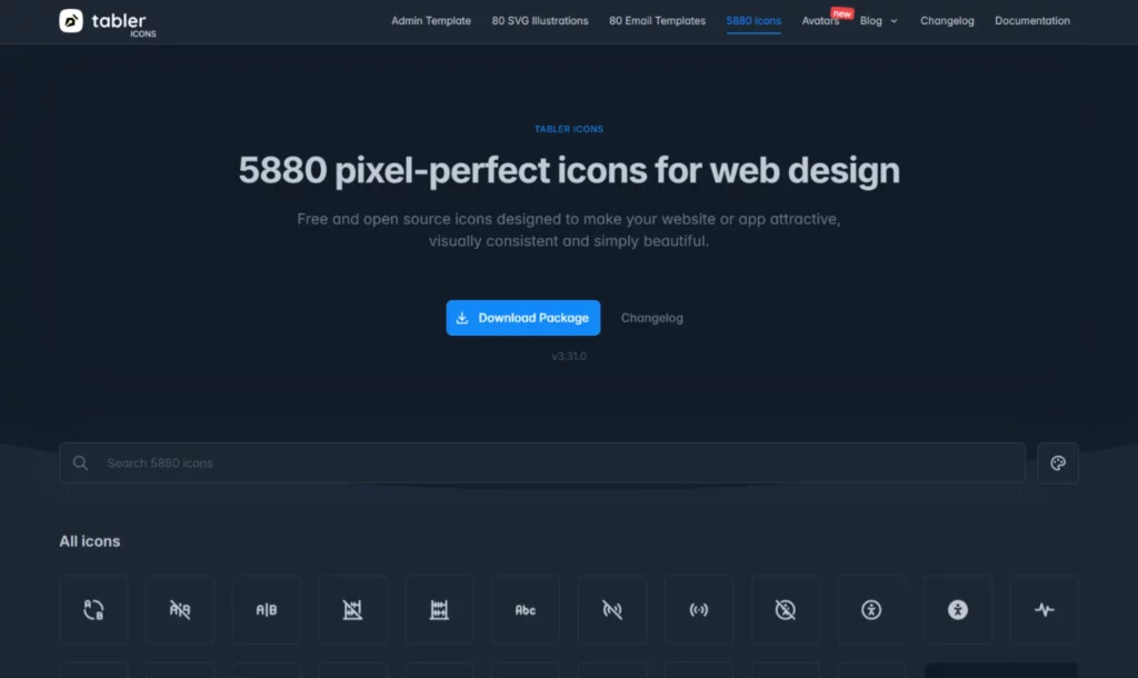 tabler_ Icon Library