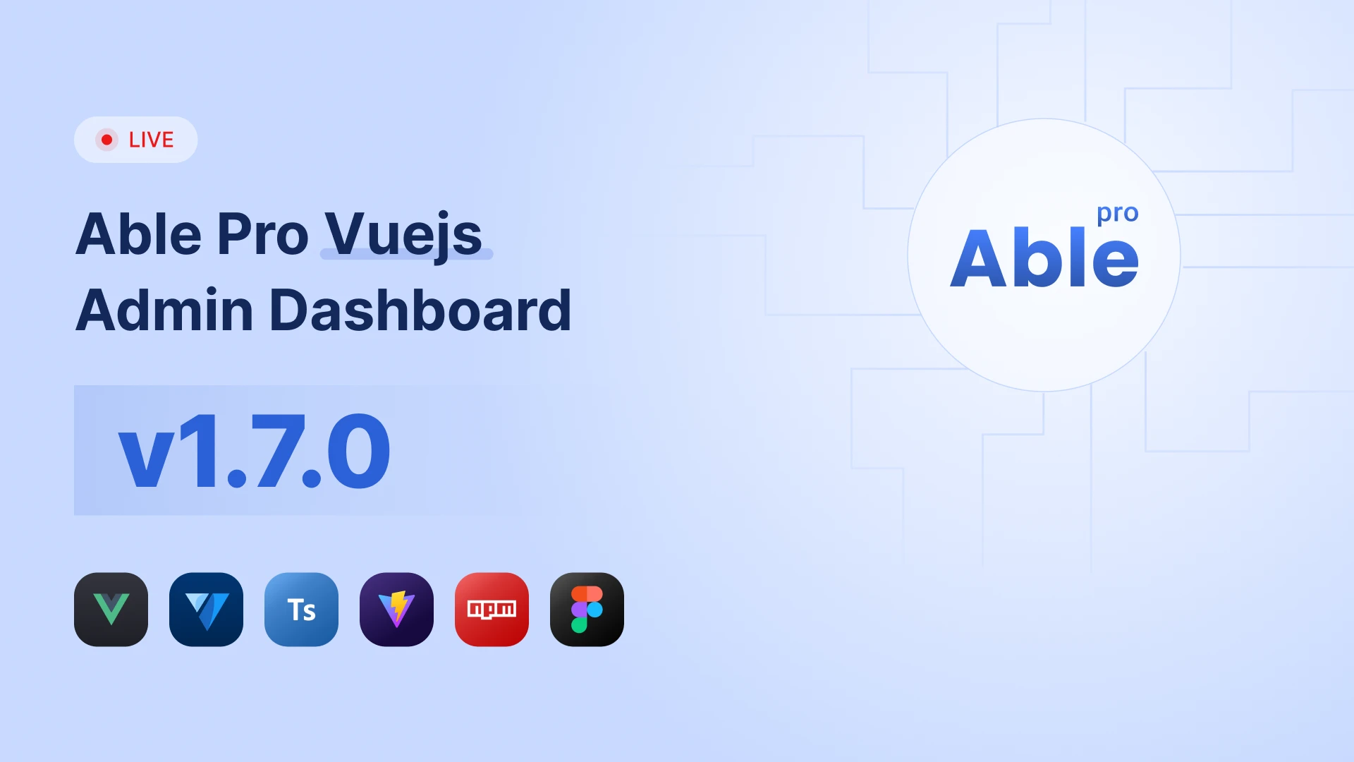 Able Pro Vuejs v1.7.0 Admin Dashboard