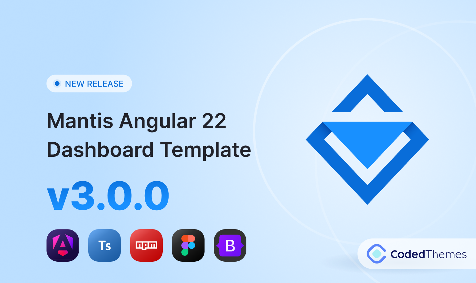 Mantis Angular v3.0.0: Angular 22 Support and Major Improvements
