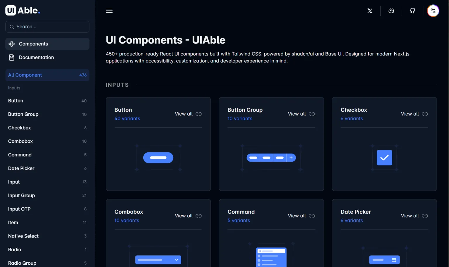 Introducing UIAble — A Free, Open-Source UI Library that Breaks the Black & White Pattern 2 UIAble Components