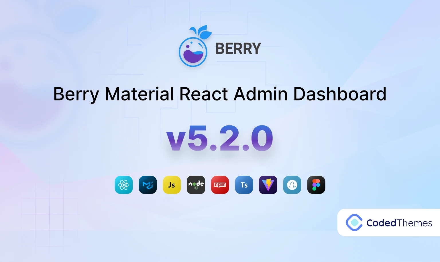 berry material ui react admi dashboard 5.2.0