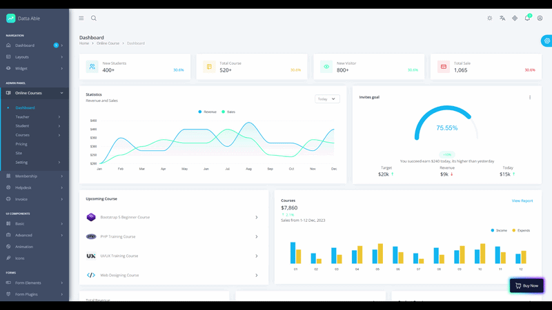 What are the best dark mode admin dashboard templates for 2026? 27 Online Courses Dark Mode Dashboard