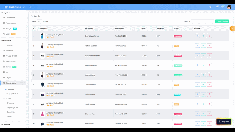 What are the best dark mode admin dashboard templates for 2026? 40 gradient able E-commerce Dark Mode Dashboard